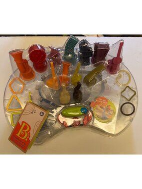Battat B. Symphony Orchestra Musical Toy 13 Instruments NEW ~Dead Batteries~
